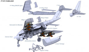 Das Werk DW32002 Messerschmitt P.1101 1/32