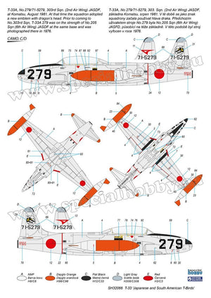 Special Hobby 32066 T-33 &amp;#39;Japanese and South American T-Birds&amp;#39; 1/32 – zdjęcie 7