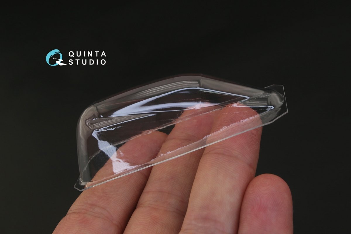 Quinta Studio QC48146 F-CK-1С vacuformed clear canopy (for AFV club kit) 1/48 – imagen 6