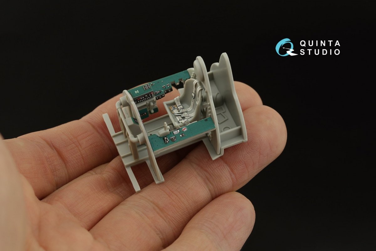 Quinta Studio QD48318 F4F-3 late 3D-Printed &amp;amp; coloured Interior on decal paper (Hobby Boss) 1/48 – imagen 11