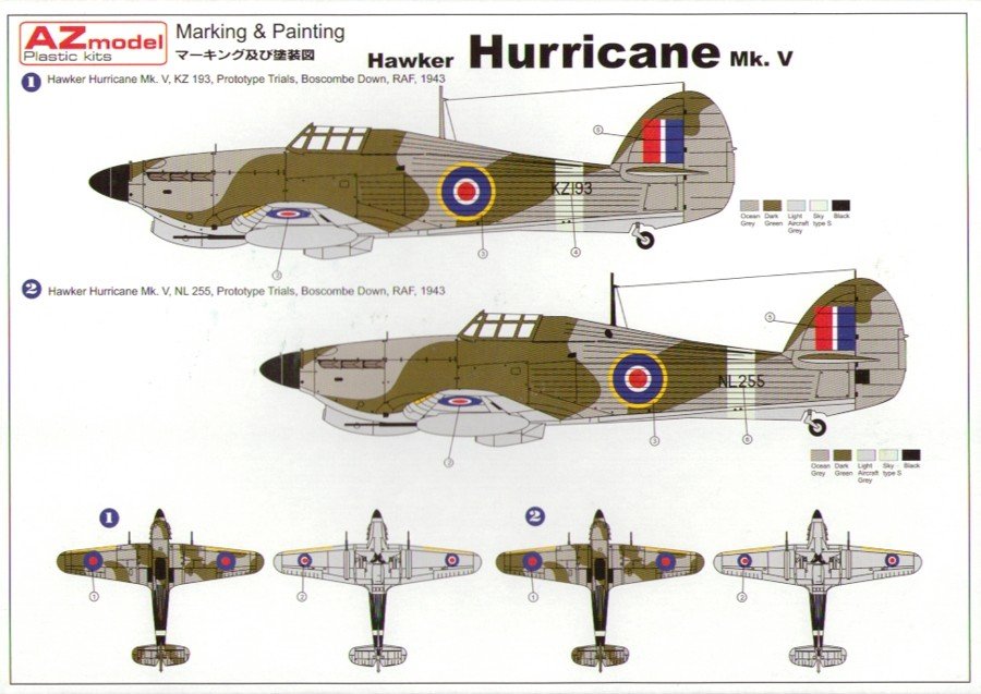 AZ Model AZ7325 Hawker Hurricane Mk.V 1/72 – imagen 2