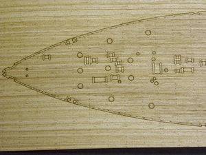 Pontos 35008WD1 HMS King George V Wooden Deck set 1/350 – imagen 2