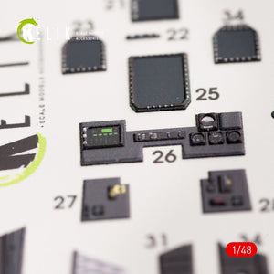 KELIK K48036 EA-18G &amp;quot;GROWLER&amp;quot; INTERIOR 3D DECALS FOR MENG KIT 1/48 – immagine 3