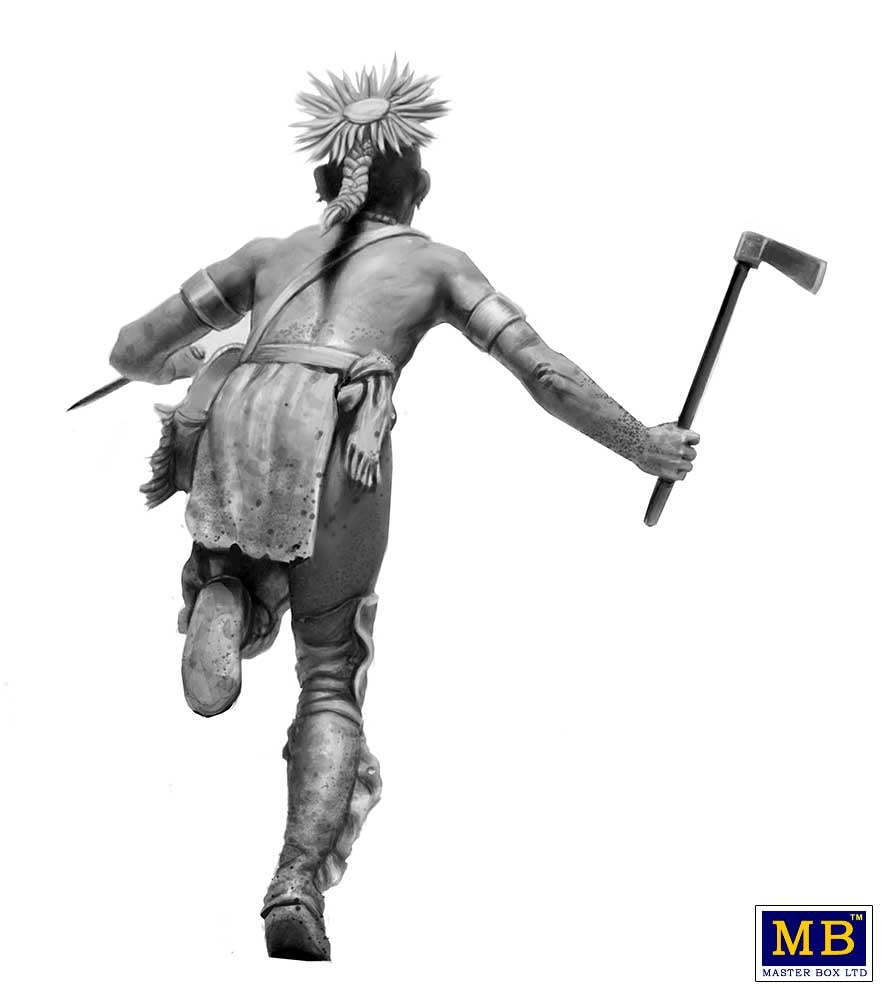 Master Box 35234 The Mohicans. Indian Wars Series, the XVIII century. Kit No 6 1/35 – zdjęcie 6