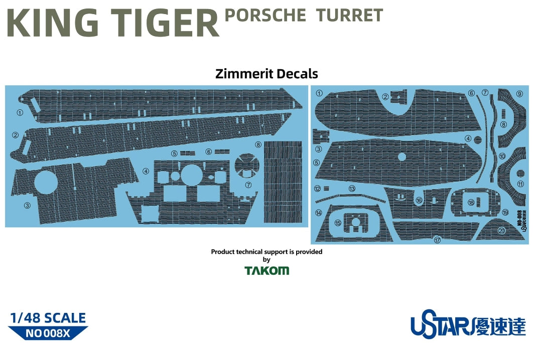 Suyata NO-008 King Tiger Porsche Turret With Full Interior 1/48 – image 6