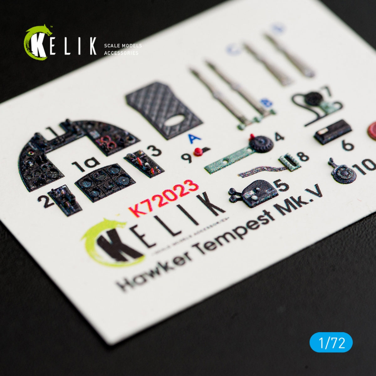 KELIK K72023 HAWKER TEMPEST MK.V INTERIOR 3D DECALS FOR AIRFIX KIT 1/72 – imagen 2