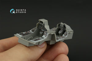 Quinta Studio QDS-48419 F-16D block 40 3D-Printed &amp;amp; coloured Interior on decal paper (Kinetic 2022 tool) (Small version) 1/48 – immagine 12