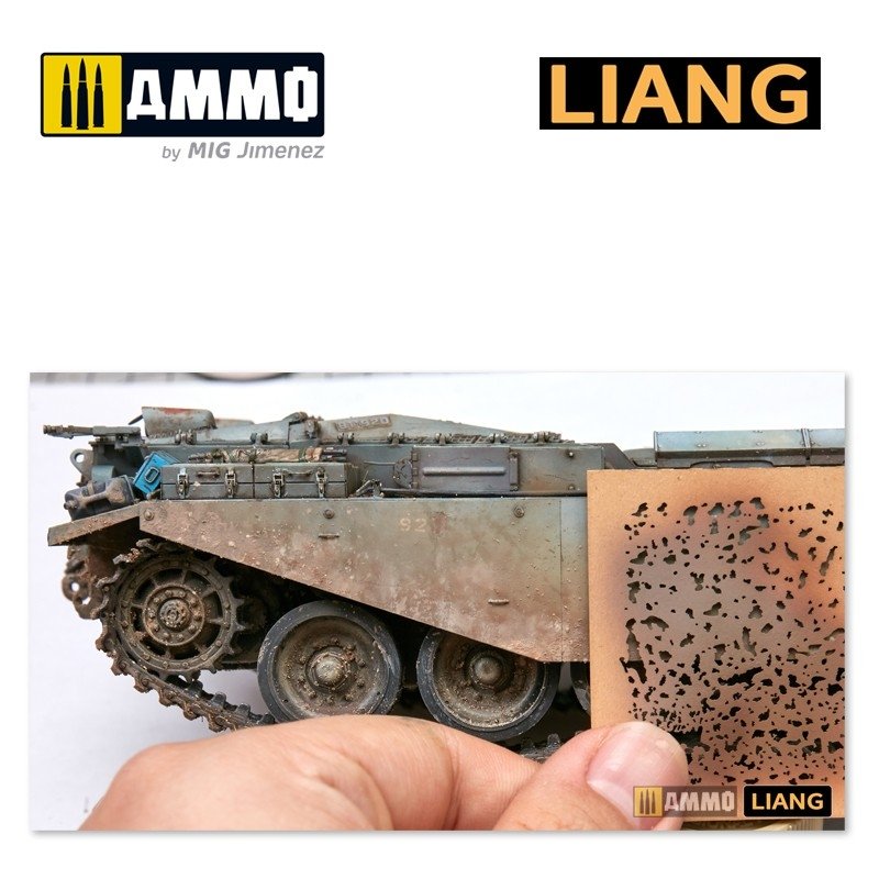 Liang 0001 Weathering Airbursh Stencils – image 4