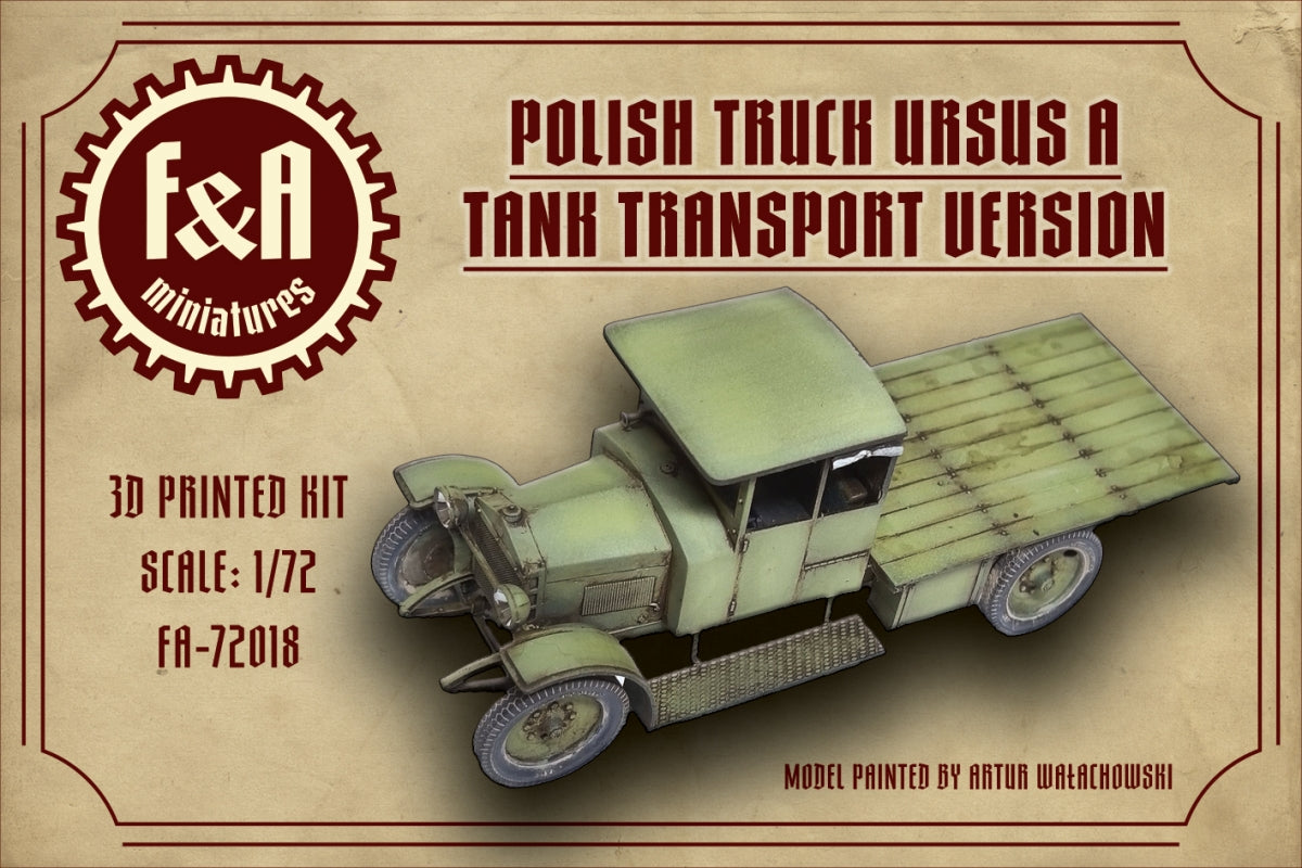 F&amp;amp;A Miniatures FA-72018 Ursus A Transport de chars 1/72