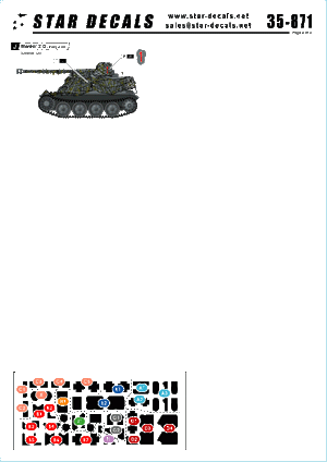 Star Decals 35-871 Panzerjager Marder IID 1/35 – immagine 2