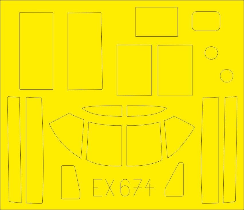 Eduard EX674 B-26B-50 Invader ICM 1/48