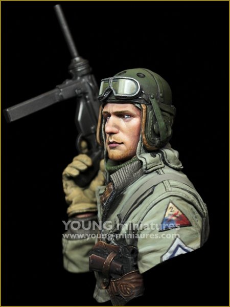 Young Miniatures YM1881 US Tank Crew WWII HELL ON WHEELS 1/10 – immagine 3