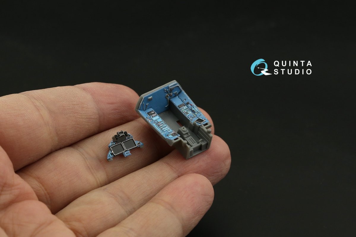 Quinta Studio QD72060 Su-35S 3D-Printed &amp;amp; coloured Interior on decal paper (GWH) 1/72 – Bild 9