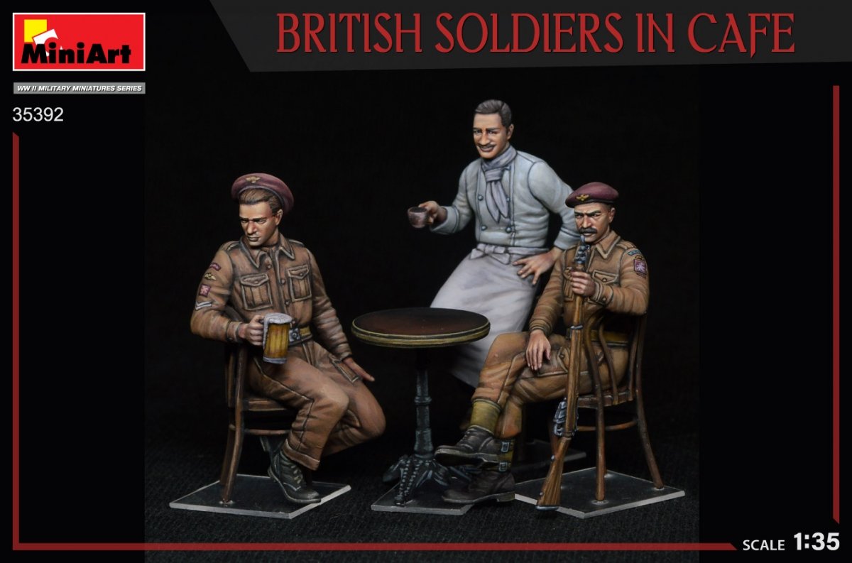 MiniArt 35392 BRITISH SOLDIERS IN CAFE 1/35 – imagen 7