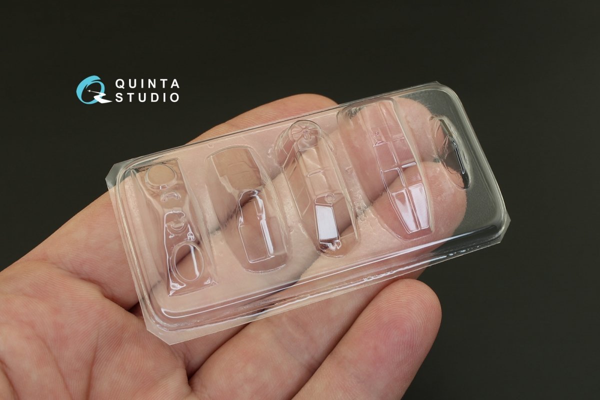 Quinta Studio QC72001 Pe-2 vacuformed clear canopy (for 7283 Zvezda kit) 1/72 – image 4