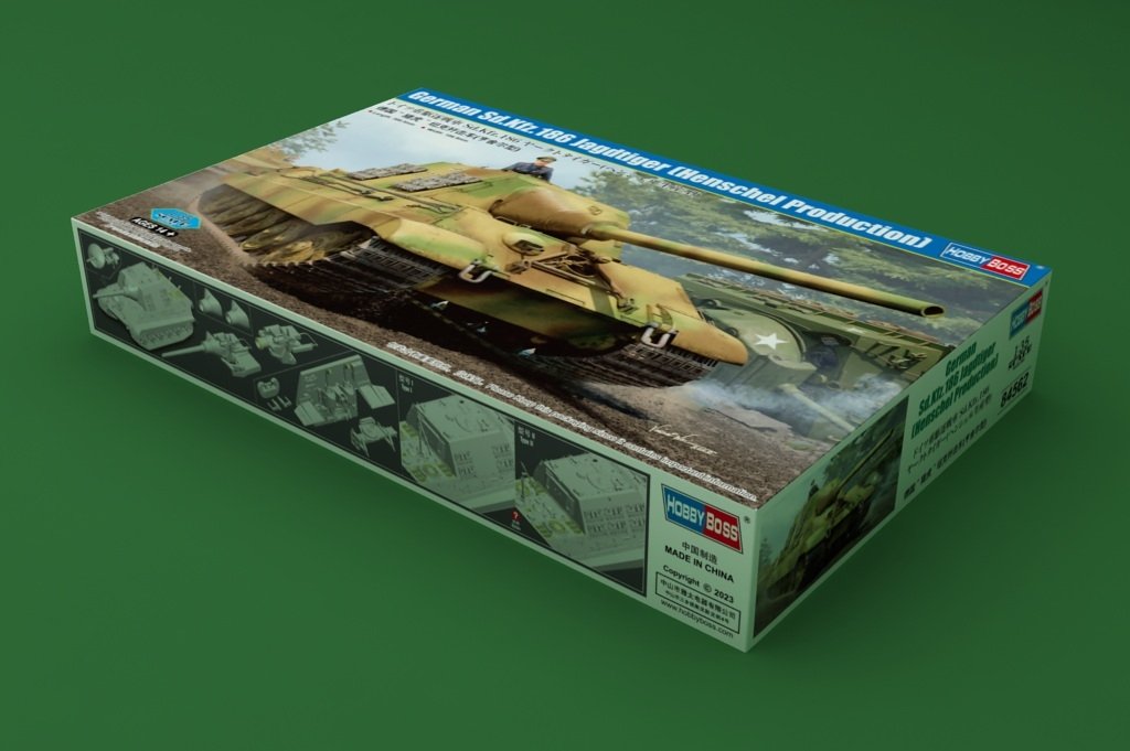 Hobby Boss 84562 German &amp;quot;Tiger&amp;quot; tank destroyer (Henschel type) 1/35 – immagine 2
