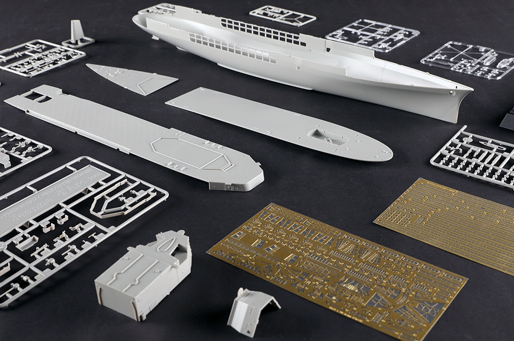 Trumpeter 05635 French Navy Helicopter Cruiser Jeanne dArc 2008 1/350 – immagine 3