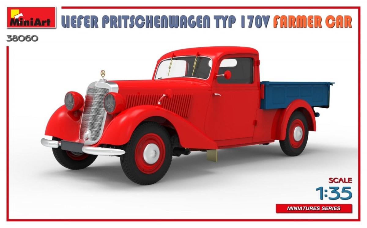 MiniArt 38060 LIEFER PRITSCHENWAGEN TYP 170V FARMER CAR 1/35 – imagen 9