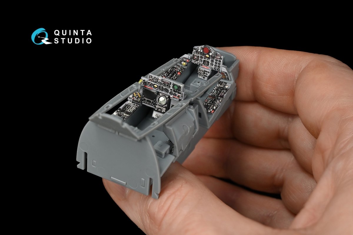 Quinta Studio QD48130 F-4D early 3D-Printed &amp;amp; coloured Interior on decal paper (for ZM SWS kit) 1/48 – imagen 7