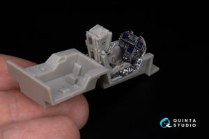 Quinta Studio QD48284 F/A-18A++ 3D-Printed &amp;amp; coloured Interior on decal paper (Hasegawa) 1/48 – immagine 8