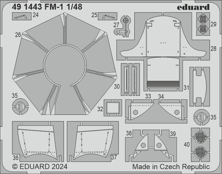 Eduard 491443 FM-1 TAMIYA 1/48 – imagen 2