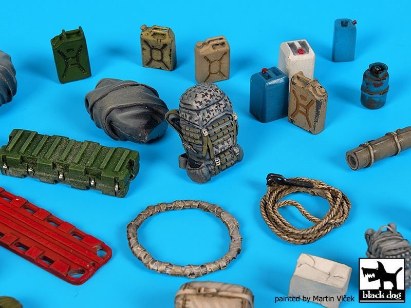 Black Dog T35222 US Modern equipment accessoris set 1/35 – Bild 3