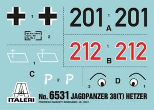 Italeri 6531 JAGDPANZER 38(t) HETZER 1/35 – imagen 8