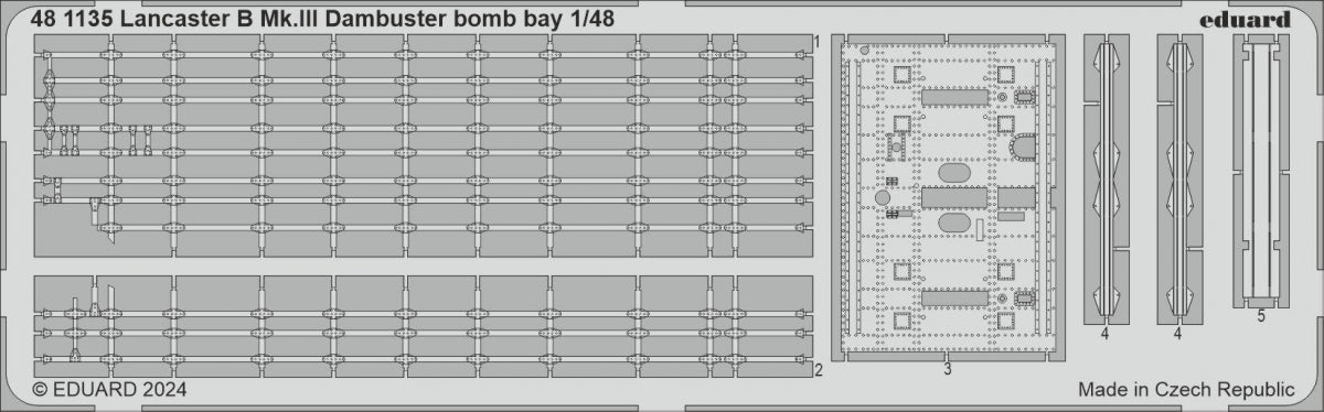 Eduard BIG49413 Lancaster B Mk. III Dambuster PART II HONG KONG MODELS 1/48 – imagen 2
