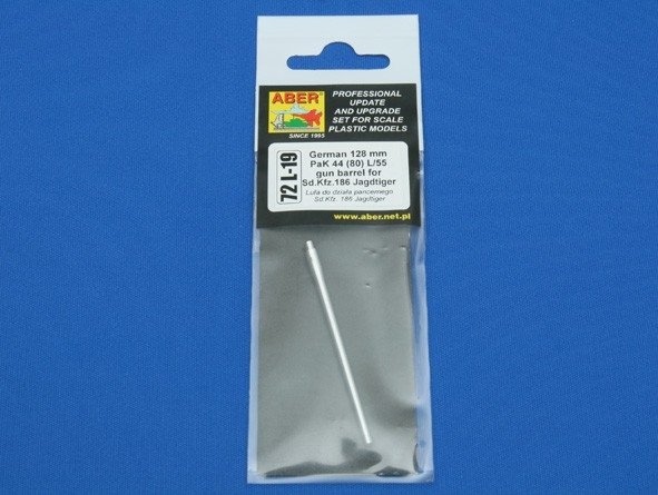 Aber 72L-19 Lufa 128mm PaK 44 (80) L/55 do działa pancernego Sd.Kfz.186 Jagdtiger / German 128mm PaK 44 (80) L/55 gun barrel for Sd.Kfz.186 Jagdtiger 1/72 – Bild 4