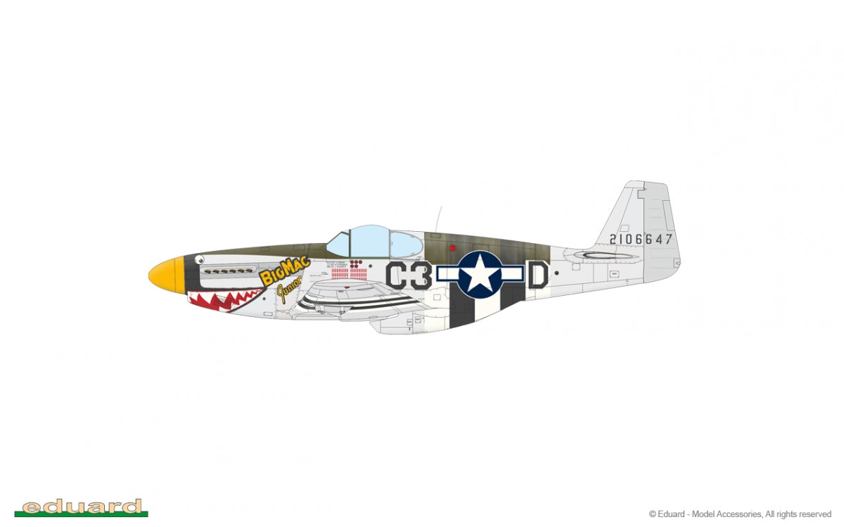 Eduard 11181 OVERLORD: D-DAY MUSTANGS / P-51B MUSTANG DUAL COMBO 1/48 – imagen 11