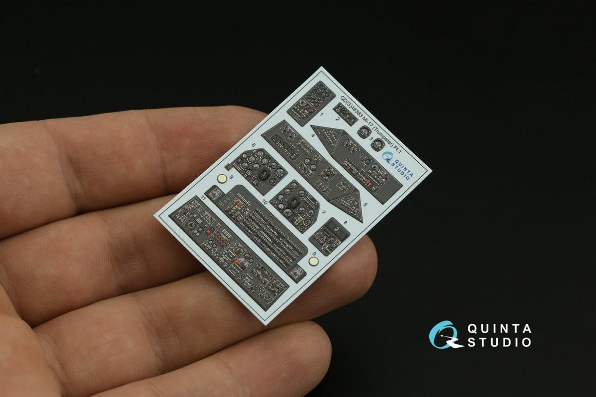 Quinta Studio QDS-48383 Mi-17 3D-Printed &amp;amp; coloured Interior on decal paper (Trumpeter) (Small version) 1/48 – imagen 7