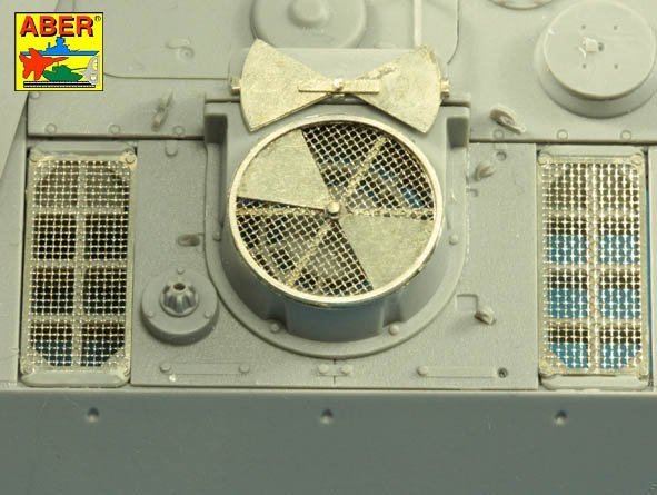 Aber 35G35 Grilles for Panther, Ausf.G; Jagdpanther, Ausf.G2 - Late Models for Takom 1/35 – zdjęcie 8