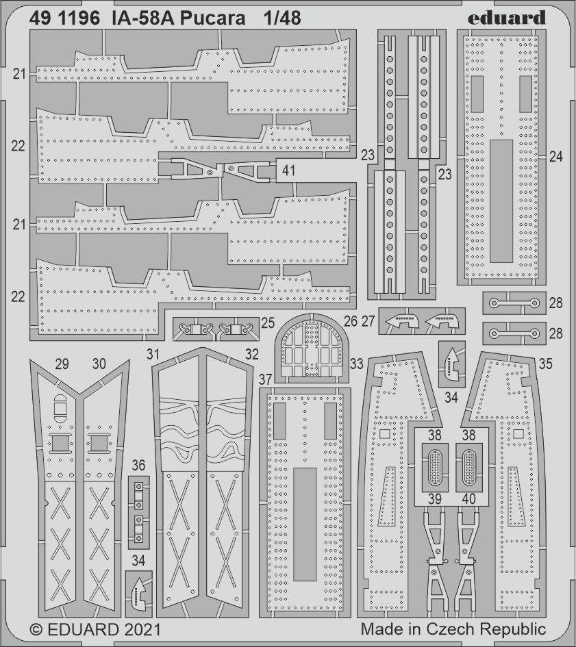 Eduard 491196 IA-58A Pucara KINETIC 1/48 – imagen 2