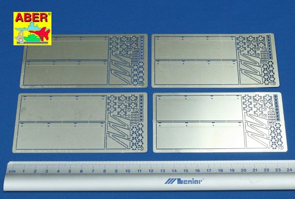 Aber 16006 Side fenders for Tiger I, Ausf.E 1/16 – imagen 2