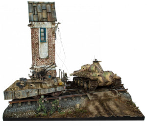 RT-Diorama 35027 Diorama-Base: Railroad Crossing 1/35 – Bild 4