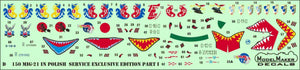 ModelMaker Decals D48150 MiG-21 in Polish service Exclusive edition part I 1/48 – imagen 4
