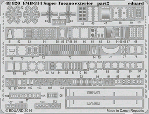 Eduard 48820 EMB-314 Super Tucano extérieur HOBBY BOSS 1/48