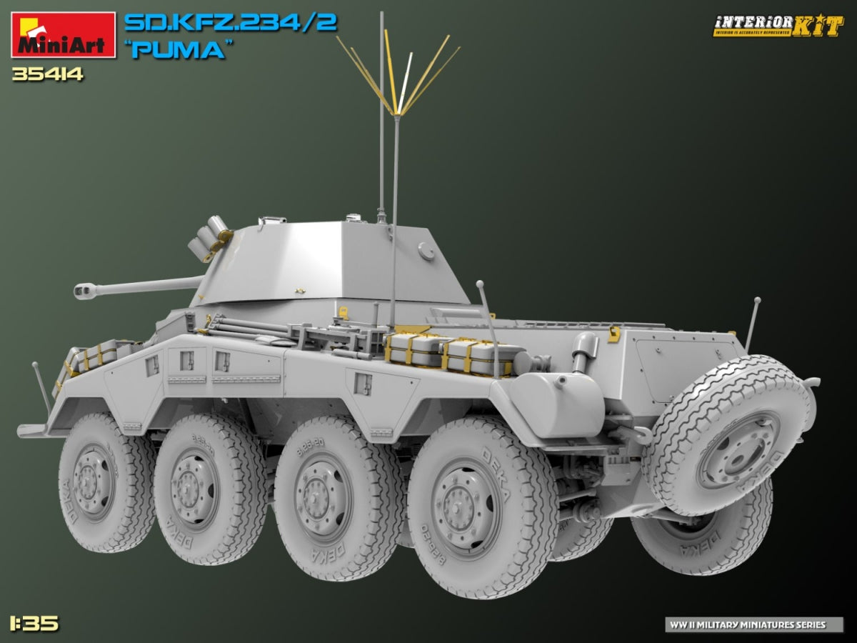 MiniArt 35414 Sd.Kfz. 234/2 PUMA. INTERIOR KIT 1/35 – image 12