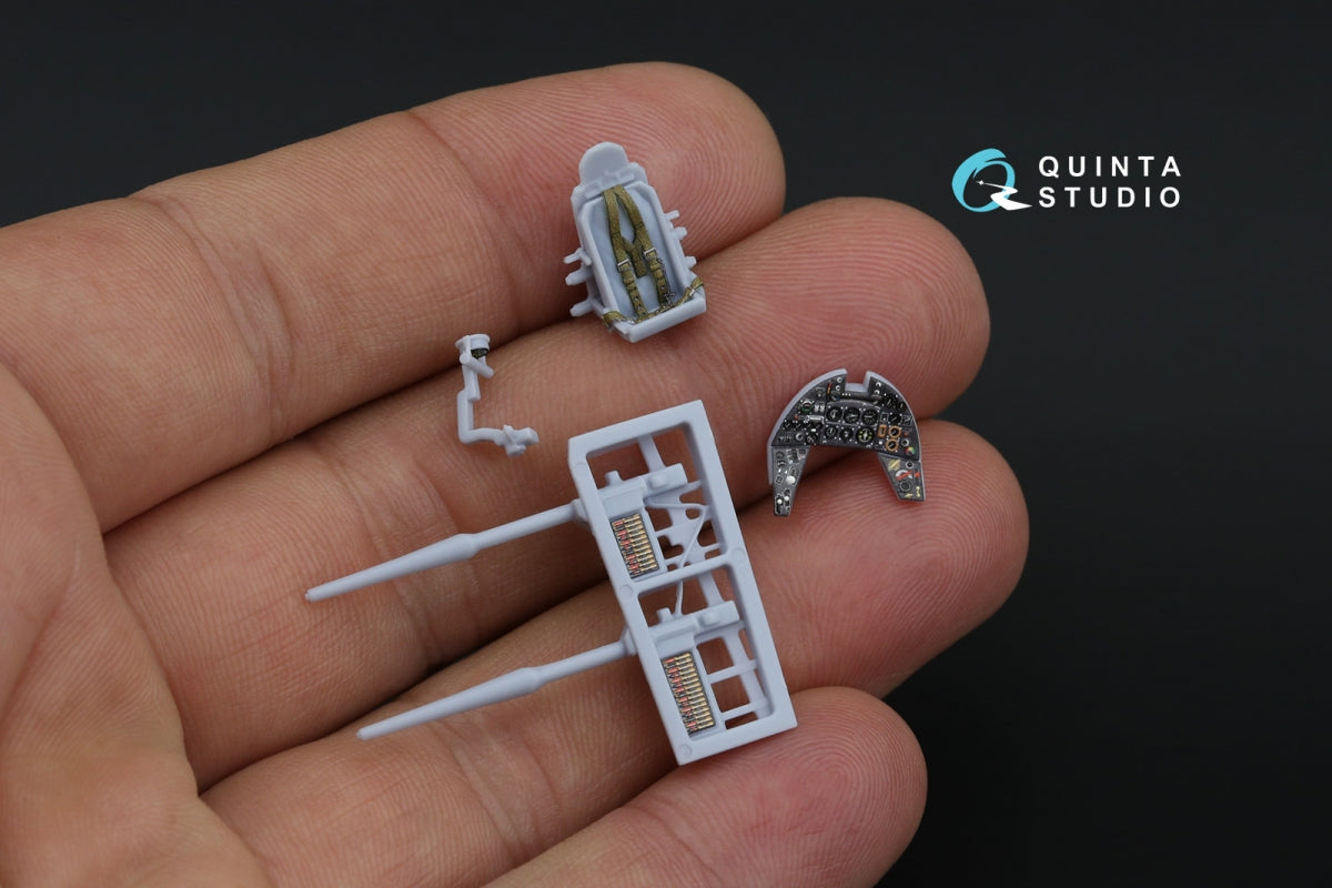 Quinta Studio QD72154 Typhoon Mk.1B Late 3D-Printed coloured Interior on decal paper (Airfix) 1/72 – imagen 9