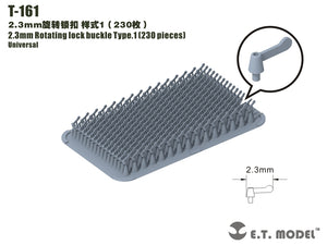 ET Model T-161 2.3mm Rotating lock buckle Type.1（220 pieces)