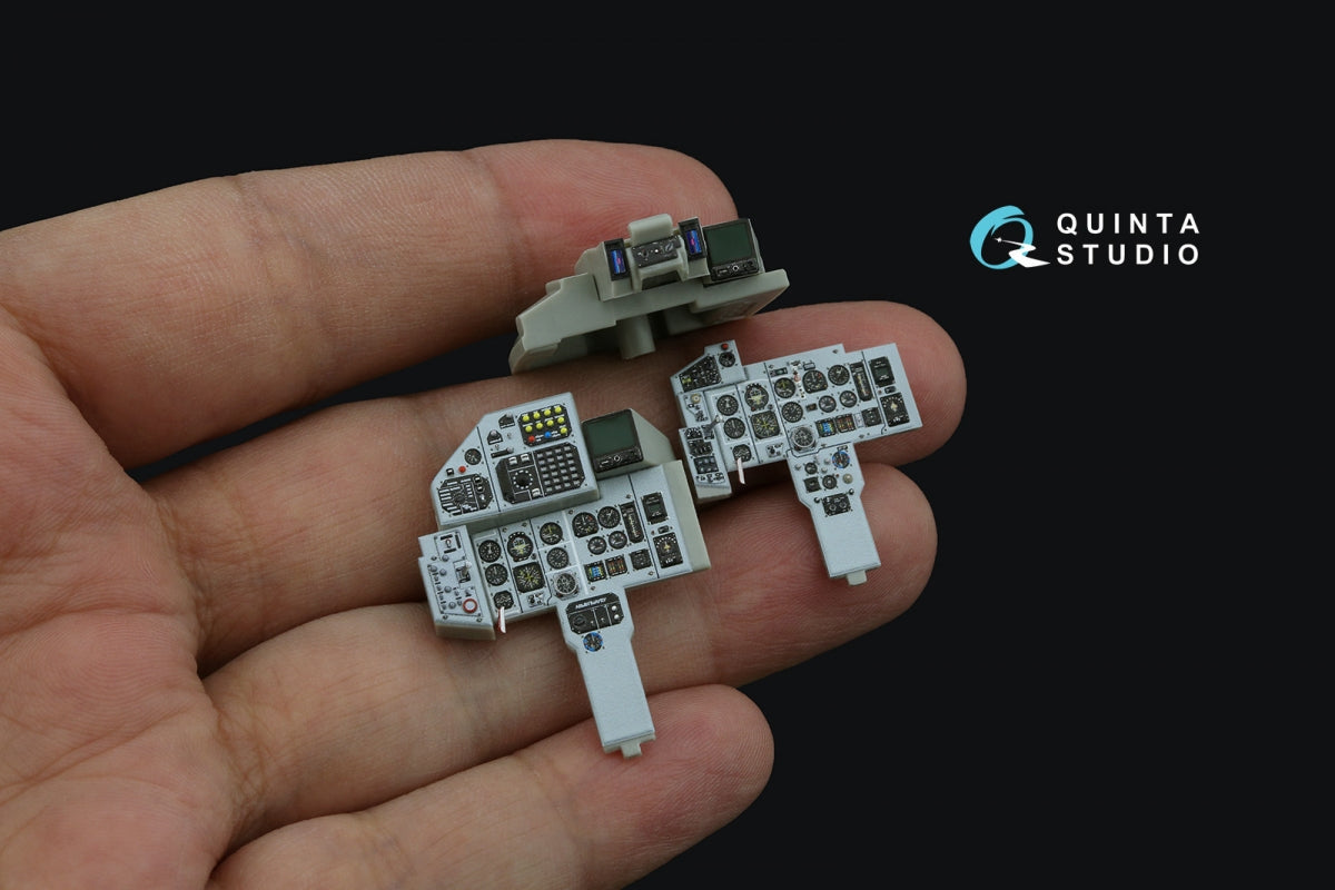 Intérieur imprimé en 3D et coloré du MiG-29UB (Trumpeter) de Quinta Studio QD32227, échelle 1/32 – image 15