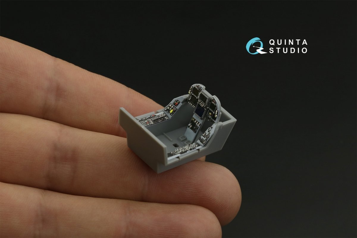 Quinta Studio QDS-48259 F/A-18E 3D-Printed &amp;amp; coloured Interior on decal paper (HobbyBoss) (small version) 1/48 – imagen 8