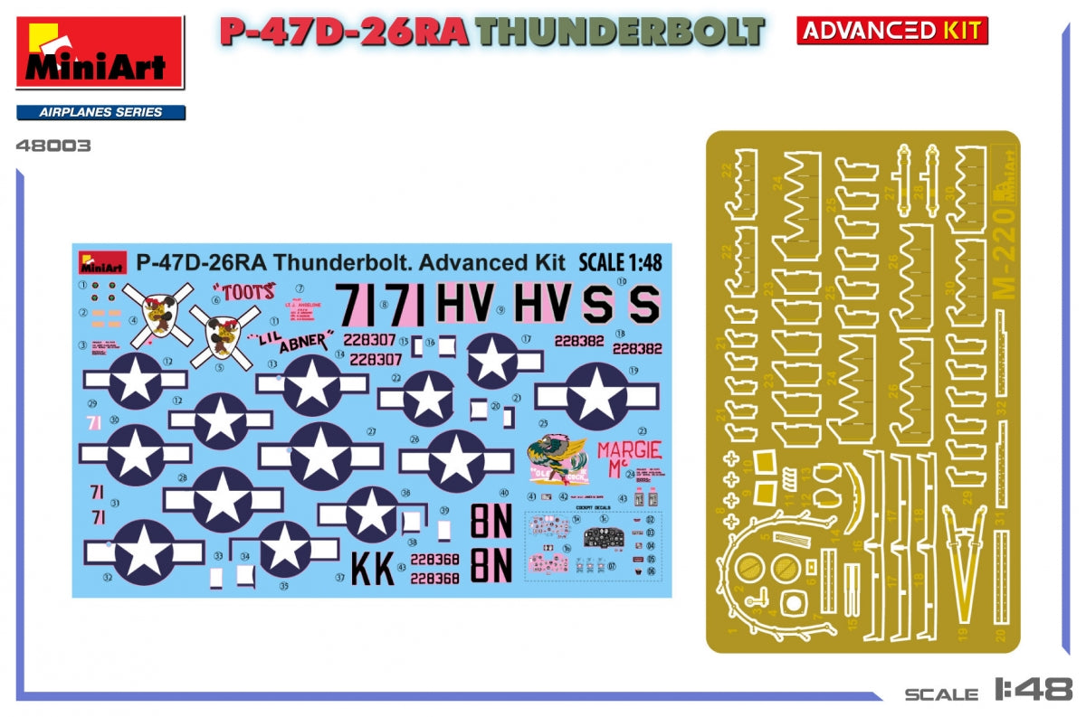 MiniArt 48003 P-47D-26RA THUNDERBOLT. ADVANCED KIT 1/48 – immagine 2