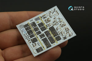 Quinta Studio QD35117 AH-64D Extended forward avionics bays 3D-Printed &amp;amp; coloured Interior on decal paper (Meng) 1/35 – imagen 6