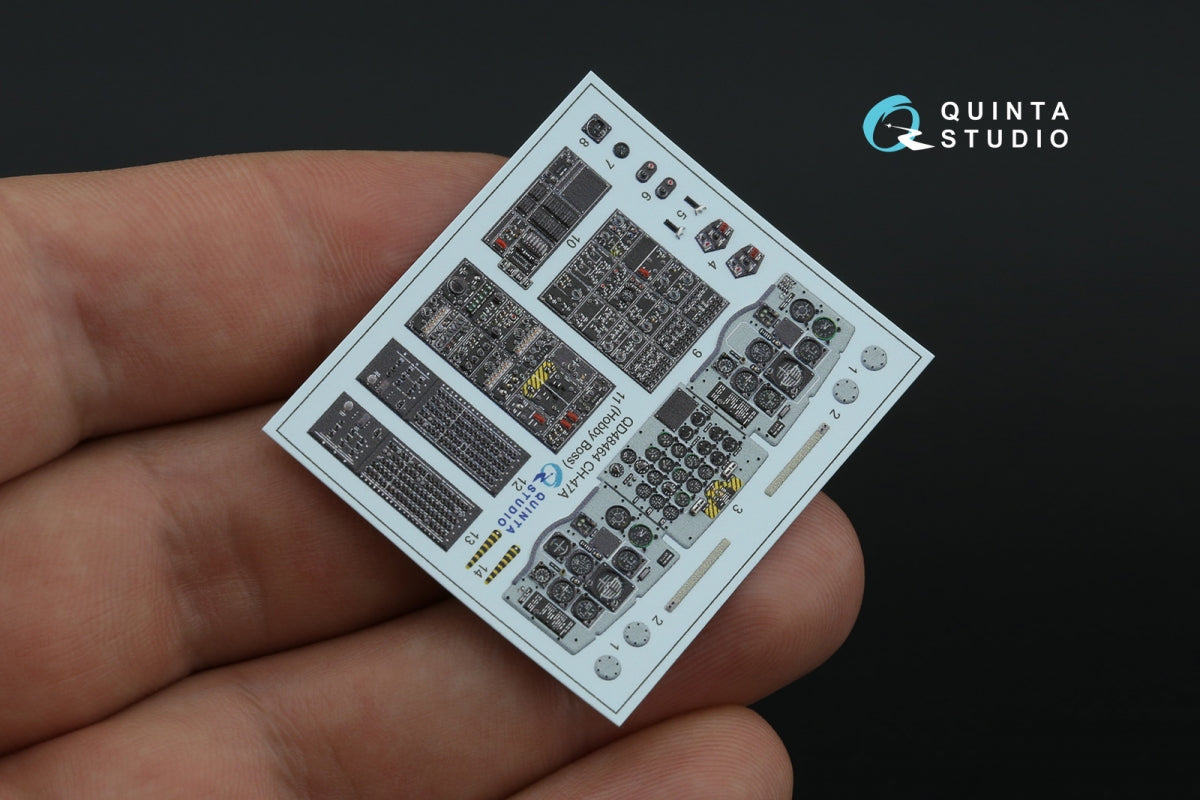 Quinta Studio QD48464 CH-47A 3D-Printed coloured Interior on decal paper (HobbyBoss) 1/48 – imagen 6