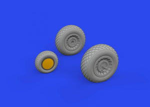 Eduard 648863 B-25J wheels HONG KONG MODELS 1/48 – imagen 3