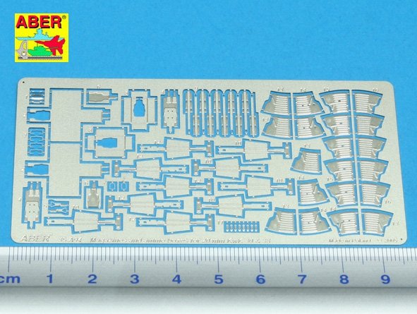 Aber 35A094 Magazines and ammo boxes for 20mm KwK 30 and 38 German clasps and clamps (2nd choice) 1/35 – imagen 2