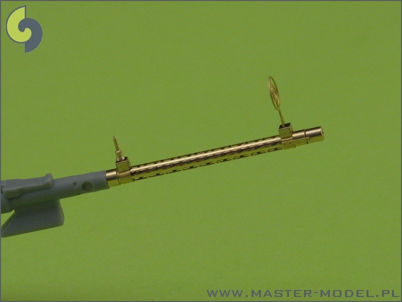 Master AM-32-013 German aircraft machine gun MG 15 - turned barrels and etched sights (2pcs) 1/32 – Bild 3