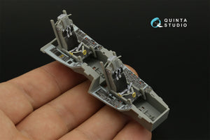 Quinta Studio QD48408 F-16D block 50 3D-Printed &amp;amp; coloured Interior on decal paper (Kinetic 2022 tool) 1/48 – Bild 10