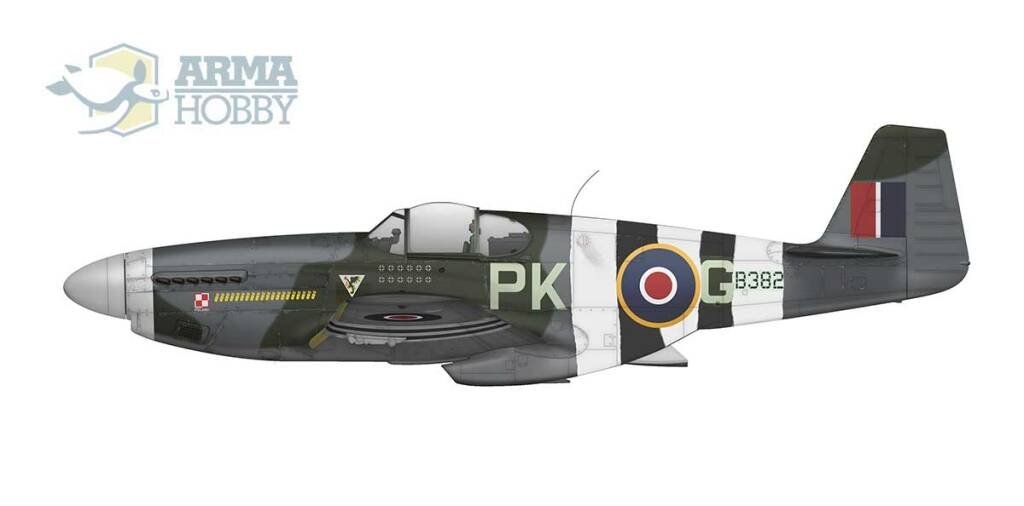 Arma Hobby 70039 P-51C Mustang Mk III Model Kit 1/72 – imagen 2